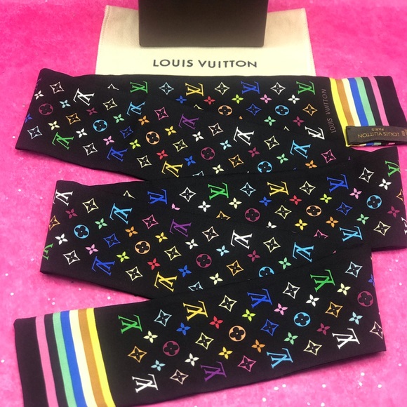 Louis Vuitton Accessories - Louis Vuitton Takashi Murakami Bandeau Twilly Rare